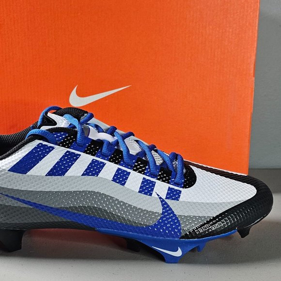 Nike Vapor Edge Speed 360 Black/Royal Men's Football Cleats CV6349-011 NIB - Picture 8 of 9